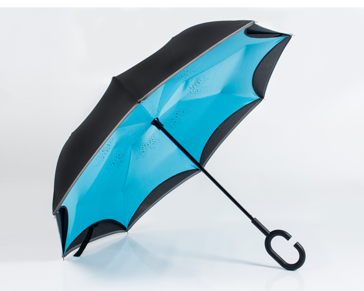 C handle reverse umbrella