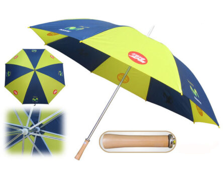 Movistar telecom vechile promotion golf umbrella