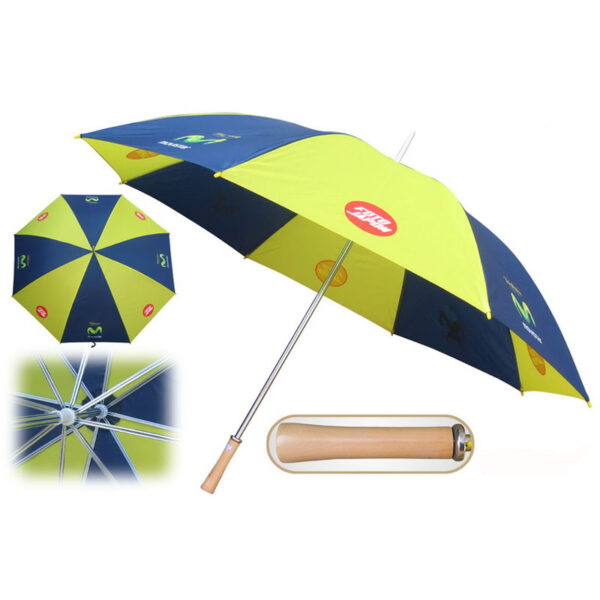 Movistar telecom vechile promotion golf umbrella