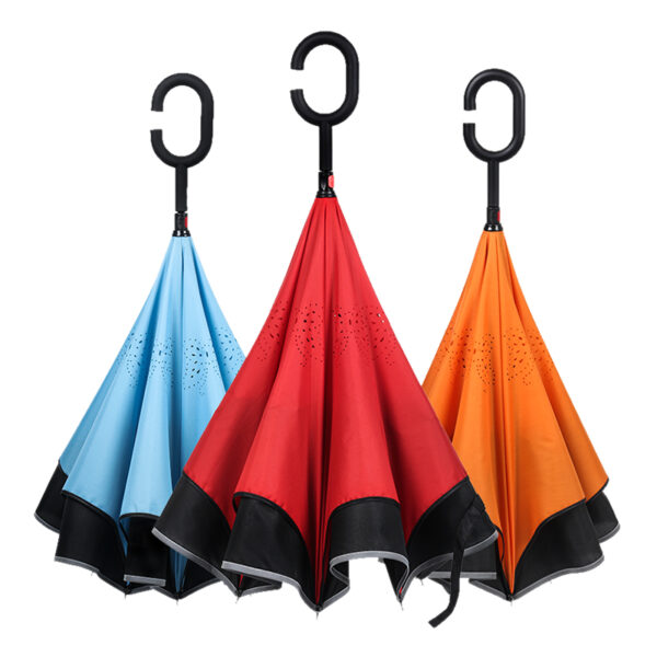 Reverse Closing C-Grip Umbrella