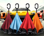 Reverse Closing C-Grip Umbrella