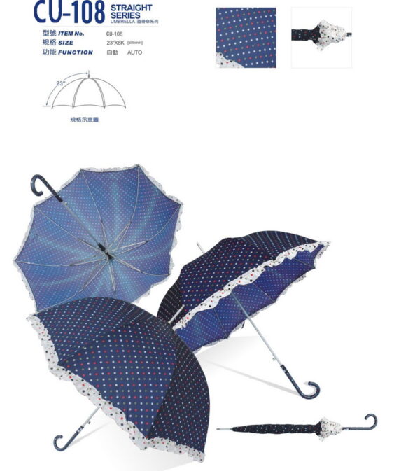 women stick lace umbrella