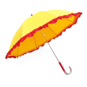 Safe style children umbrella with fringe lace