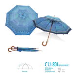 wooden pattern umbrella