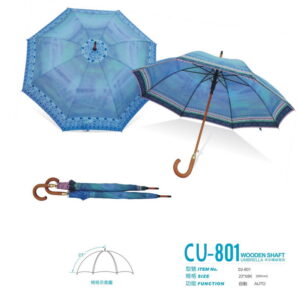 wooden pattern umbrella