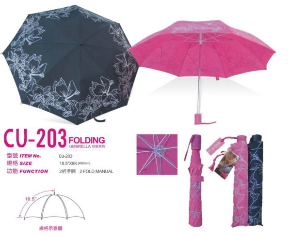 2 fold promotion compact mini umbrella