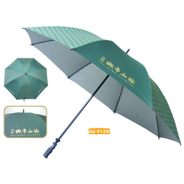 132cm diameter hotel fiberglass golf umbrella