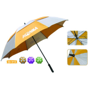 Double layer vented Anti-uv Honma outdoor sport golf umbrella