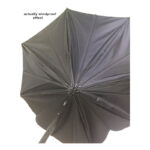 Visible fiberglass windproof promotion umbrella