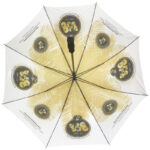 190T Pongee Olu Olu Foods restaurant advertising anti-thunder windproof fiber golf umbrella