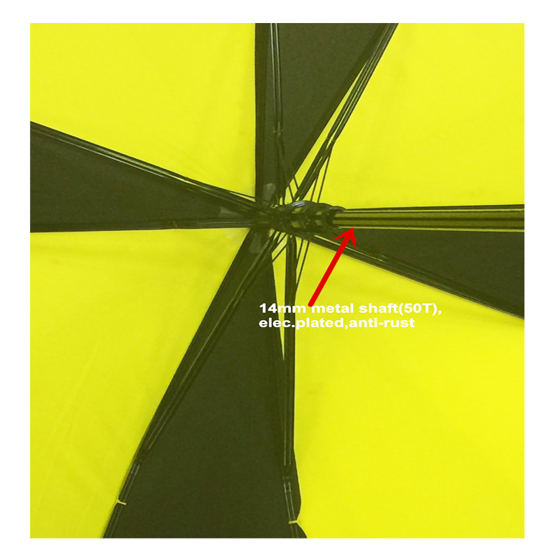 Double fluted auto open manual close anti-rust mini square golf umbrella