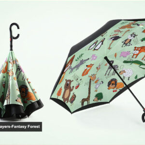 Fantasy Forest C handle inverted umbrella