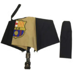 FCB auto two fold canopy telescopic skull umbrella