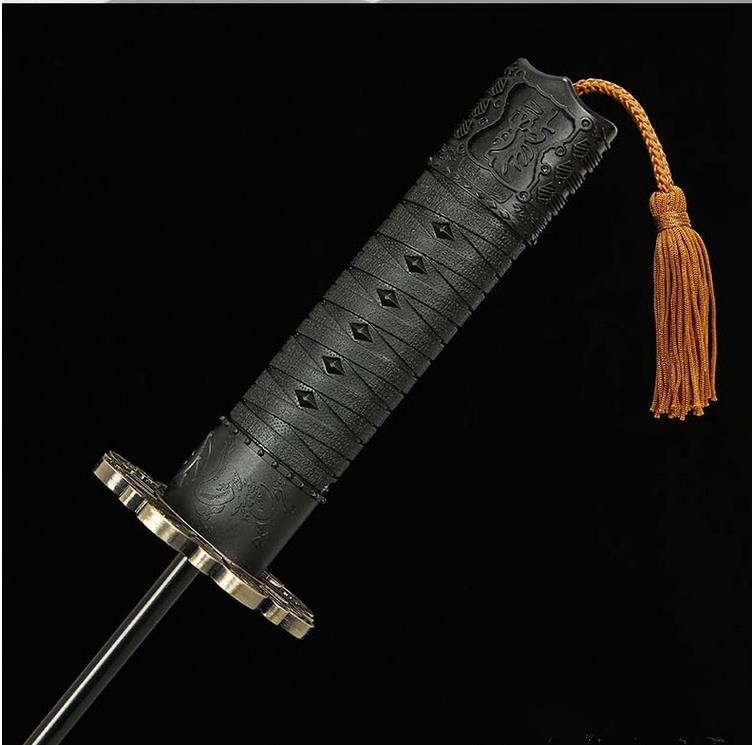 105cm dia. Steel Samurai sword katana umbrella Wolverine three fold auto open auto close windproof knives spike dragon parasol