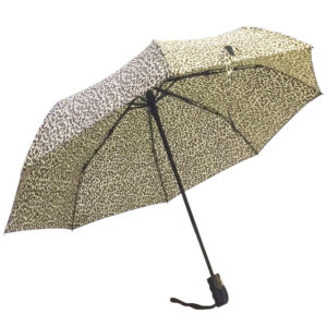 Safe Style auto open auto close anti-rust anti-thunder windproof Leopard printed promotion umbrella