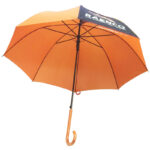 Straight auto open unique princess umbrella PVC women punching holes parasol