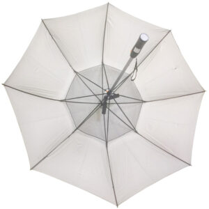 Hand open hex-angles charging electrici anti-thunder fiberglass portable battery windproof alloy fan umbrella