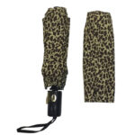 Safe Style auto open auto close anti-rust anti-thunder windproof Leopard printed promotion umbrella