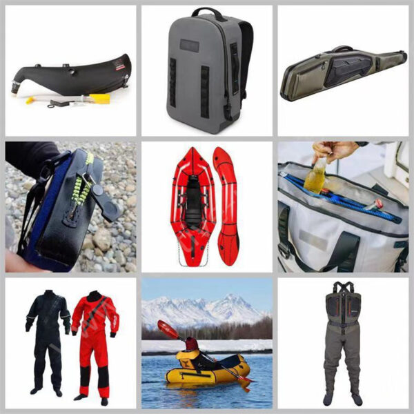 10# airtight&waterproof 7cm width TPU resin zipper high frequency welding voltage diving suit escape dry clothes two end closed