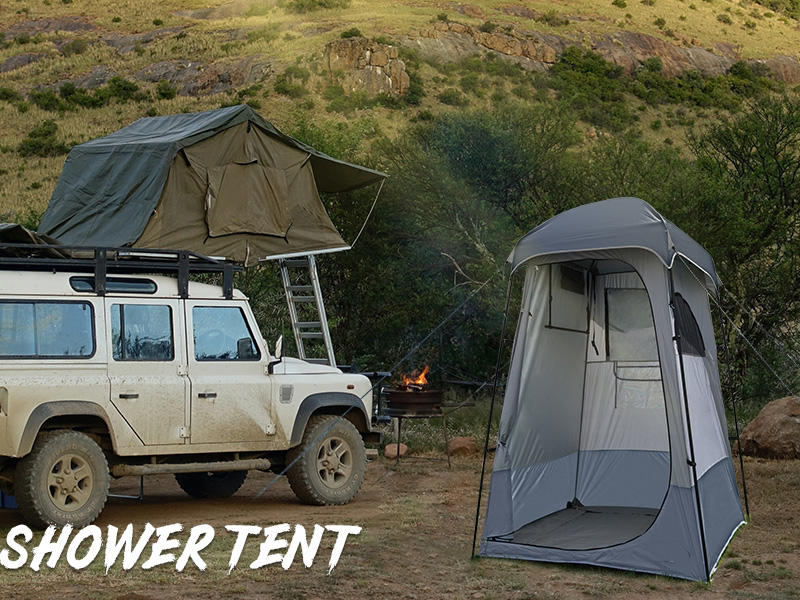 Multi-function Shower Tent Privacy Shelter-Dressing Changing Room-Portable Outdoor Toilet Tent for Camping Hiking Sun Shelter Picnic Fishing