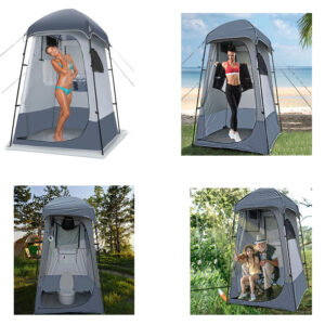 Multi-function Shower Tent Privacy Shelter-Dressing Changing Room-Portable Outdoor Toilet Tent for Camping Hiking Sun Shelter Picnic Fishing