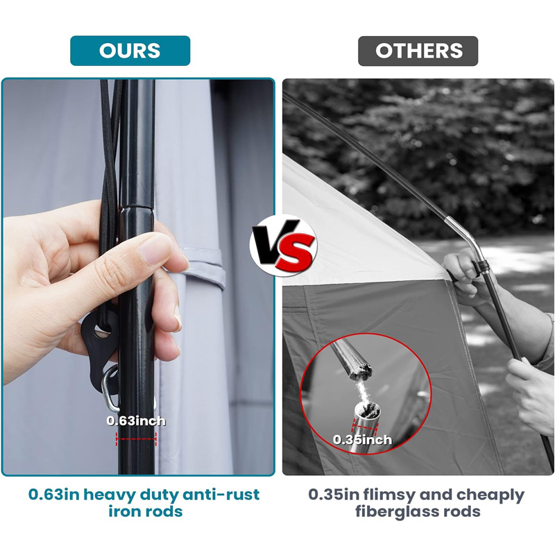 Multi-function Shower Tent Privacy Shelter-Dressing Changing Room-Portable Outdoor Toilet Tent for Camping Hiking Sun Shelter Picnic Fishing