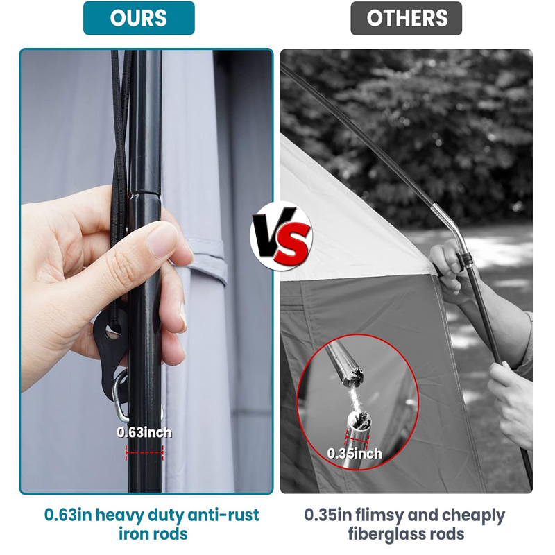 Multi-function Shower Tent Privacy Shelter-Dressing Changing Room-Portable Outdoor Toilet Tent for Camping Hiking Sun Shelter Picnic Fishing