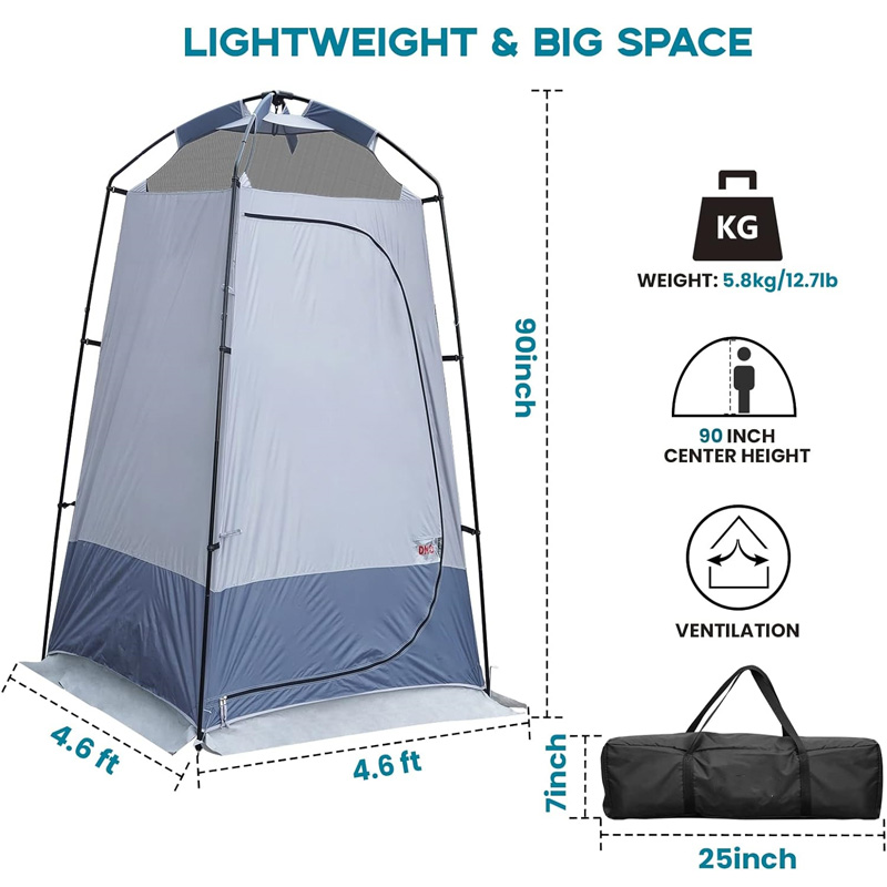 Multi-function Shower Tent Privacy Shelter-Dressing Changing Room-Portable Outdoor Toilet Tent for Camping Hiking Sun Shelter Picnic Fishing