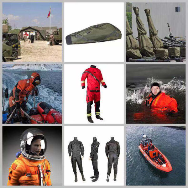 8# brass slider airtight zipper neoprene rubber waterproof zipper diving suit escape dry clothes two end closed