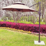Modern outdoor large sun Patio balcony villa garden outdoor sun Canopy and rain Roman Hanging umbrella