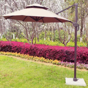 Modern outdoor large sun Patio balcony villa garden outdoor sun Canopy and rain Roman Hanging umbrella