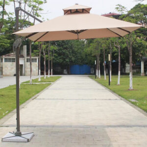 Modern outdoor large sun Patio balcony villa garden outdoor sun Canopy and rain Roman Hanging umbrella